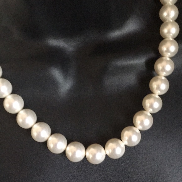Vintage Swarovski Pearls Sterling necklace. S20”. - Picture 3 of 8